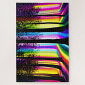 Mystischer Regenbogenwald Surrealer Traum Puzzle (Vertikal)