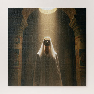 Mystischer reiner Geist im antiken unbekannten Tem Puzzle