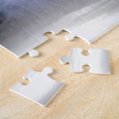 Mystischer rosa Kern umgeben von Felsgebirgen Puzzle (Seite)