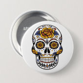 Mystischer Schädel Button (Vorne & Hinten)