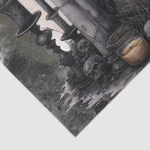 Mystischer Schädel Seidenpapier (Detail)