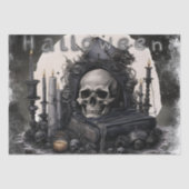 Mystischer Schädel Seidenpapier (Vorderseite)