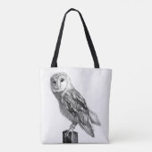 Mystischer Scheunenstift zeichnend" Tasche (Rückseite)