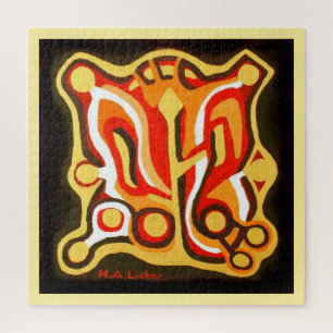 Mystischer Schild Puzzle