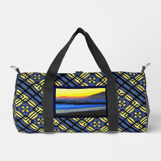 Mystischer Sonnenuntergang  Duffle Bag (Vorderseite)