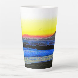 Mystischer Sonnenuntergang Milchtasse