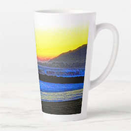 Mystischer Sonnenuntergang Milchtasse