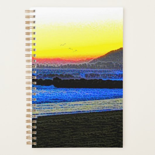 Mystischer Sonnenuntergang Planer (Vorderseite)
