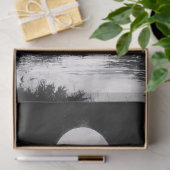 Mystischer Stab unter Vollmond-Dekoupage Seidenpapier (Geschenk)