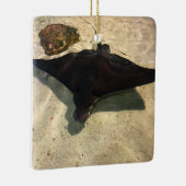Mystischer Stachelrochen Keramikornament (Rechts)