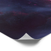 Mystischer Stein Obelisk mit Arkanem Sigils Poster (Ecke)