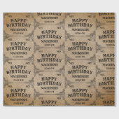 Mystischer Talk Spirit Board Individuelle Name Geschenkpapier (Flach)