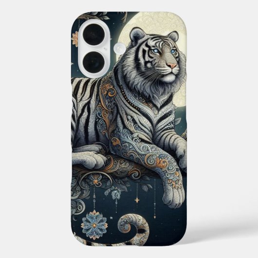 Mystischer Tiger Case-Mate iPhone Hülle (Rückseite)