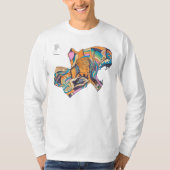 Mystischer Tiger T-Shirt (Vorderseite)