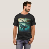 Mystischer Traumwal. T-Shirt (Vorne ganz)