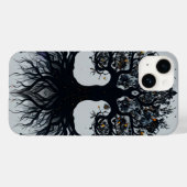 Mystischer Tree of Life iPhone Case (Rückseite (Horizontal))