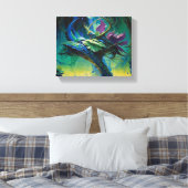 Mystischer Twist Leinwanddruck (Insitu (Schlafzimmer))