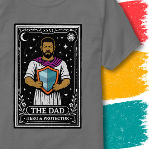 Mystischer Vater Vater Hüter Schild Tarotkarten-St T-Shirt