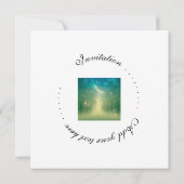 Mystischer Wald Einladung (Rückseite)