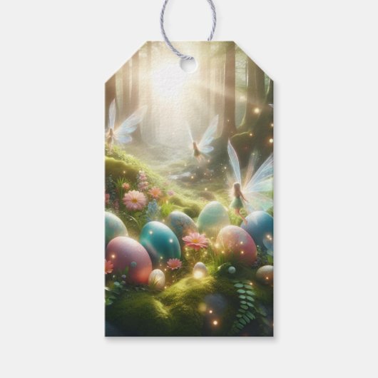 Mystischer Wald Fee Magischer Frühling Eier Geschenkanhänger (Vorderseite)