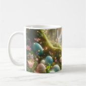 Mystischer Wald Fee Magischer Frühling Eier Kaffeetasse (Links)