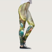 Mystischer Wald Fee Magischer Frühling Eier Leggings (Rechts)