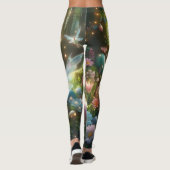 Mystischer Wald Fee Magischer Frühling Eier Leggings (Rückseite)