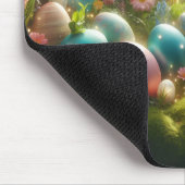 Mystischer Wald Fee Magischer Frühling Eier Mousepad (Ecke)