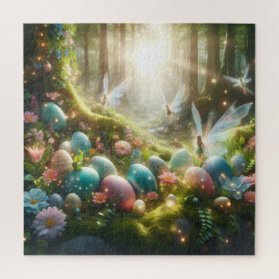 Mystischer Wald Fee Magischer Frühling Eier Puzzle