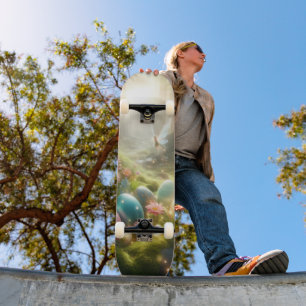 Mystischer Wald Fee Magischer Frühling Eier Skateboard