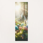 Mystischer Wald Fee Magischer Frühling Eier Yogamatte (Vorderseite)