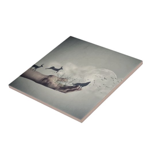 Mystischer Wald Fliese (Seite)