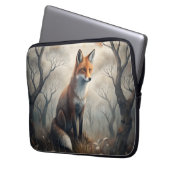 Mystischer Wald Fuchs Laptopschutzhülle (Vorderseite Links)