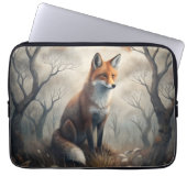 Mystischer Wald Fuchs Laptopschutzhülle (Vorderseite)