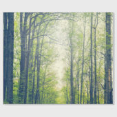 Mystischer Wald Geschenkpapier (Flach)