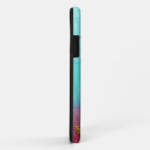 Mystischer Wald in Rot und Türkis Case-Mate iPhone Hülle (Hinten/Rechts)