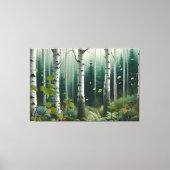 Mystischer Wald Leinwanddruck (Vorderseite)