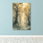 Mystischer Wald Leinwanddruck (Insitu (Holzboden))