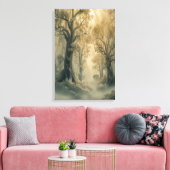 Mystischer Wald Leinwanddruck (Insitu (Wohnzimmer))