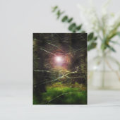 Mystischer Wald Postkarte (Stehend Vorderseite)
