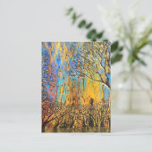 Mystischer Wald Postkarte (Stehend Vorderseite)