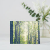 Mystischer Wald Postkarte (Stehend Vorderseite)