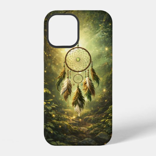 Mystischer Wald-Traumfänger-Handyhülle iPhone Hülle (Rückseite)