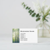 Mystischer Wald Visitenkarte (Stehend Vorderseite)