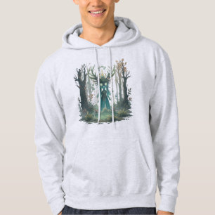 Mystischer Waldgeist Ätherisches Cottagecore-Zaube Hoodie