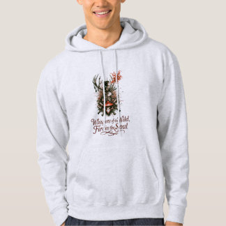 Mystischer Waldgeist Illustration Hoodie