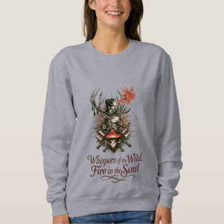 Mystischer Waldgeist Illustration Sweatshirt
