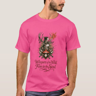 Mystischer Waldgeist Illustration T-Shirt