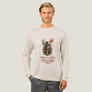 Mystischer Waldgeist Illustration Tri-Blend Shirt