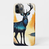 Mystischer Waldhirsch Case-Mate iPhone Hülle (Rückseite)